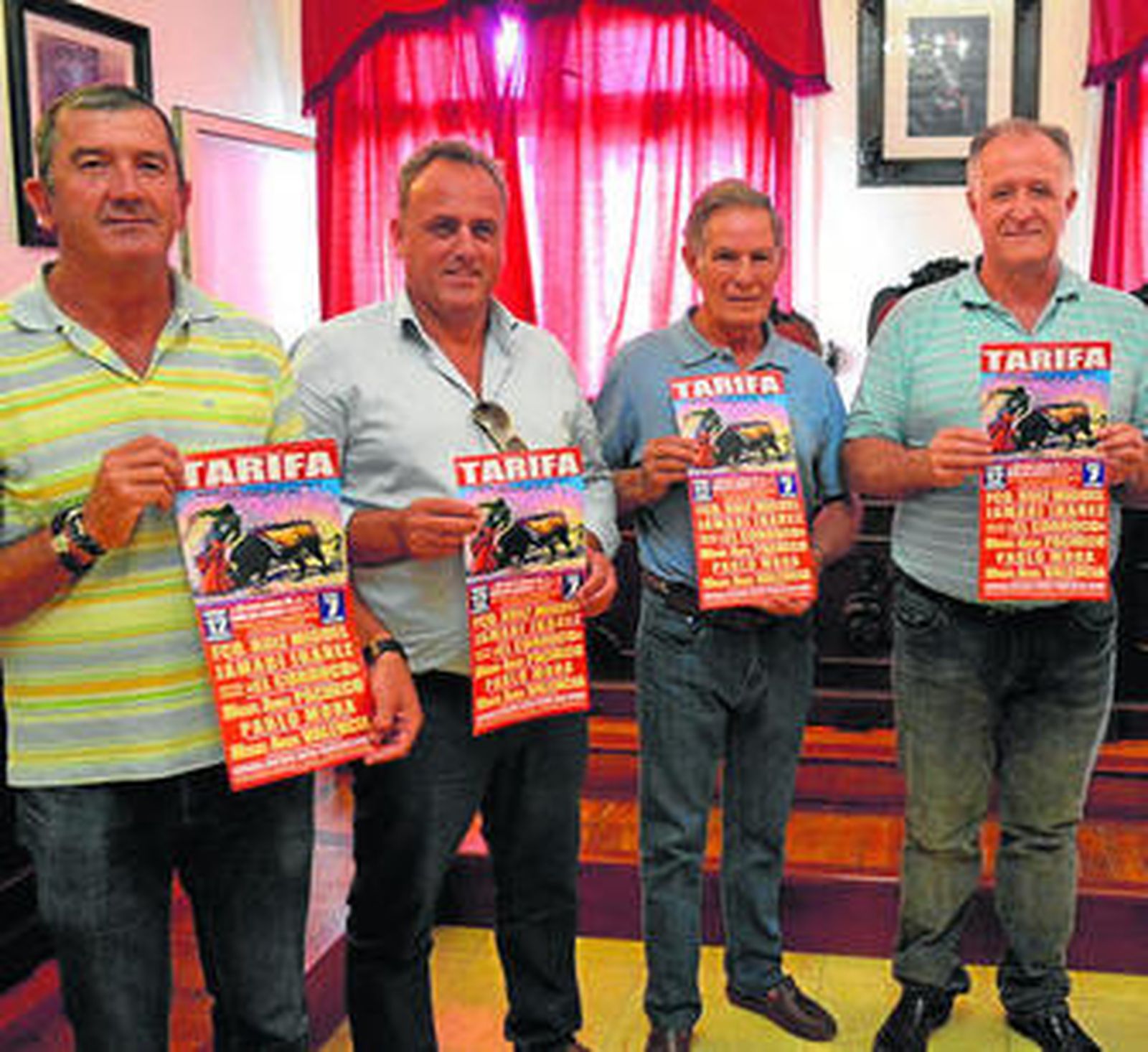 La presentación del cartel del festejo taurino de Tarifa.
