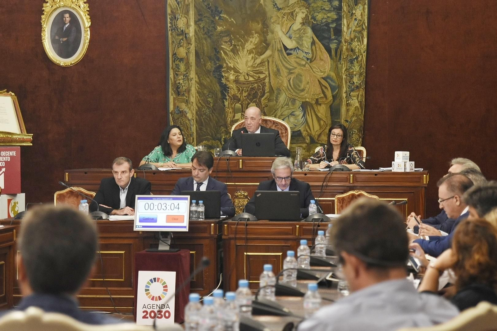 Un momento del Pleno de la Diputación de Córdoba.