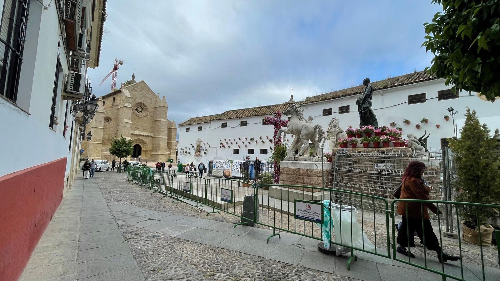 Sistema de seguridad de acceso a la cruz de Santa Marina