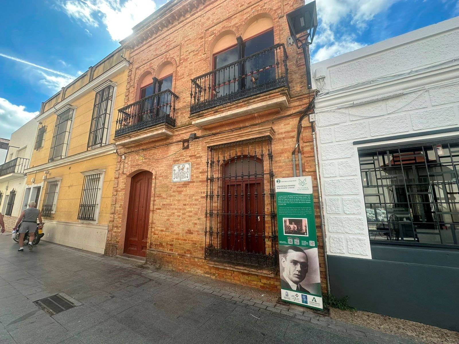 Casa de Blas Infante en Isla Cristina, donde ejerció como notario.