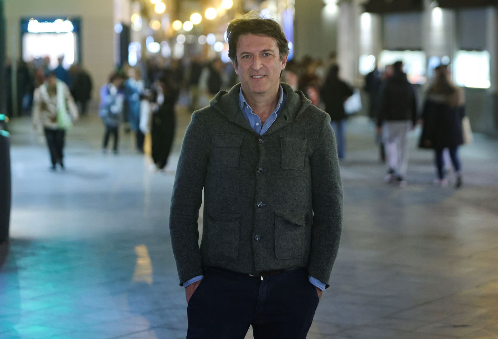 Paco Ybarra, durante un momento de la entrevista.