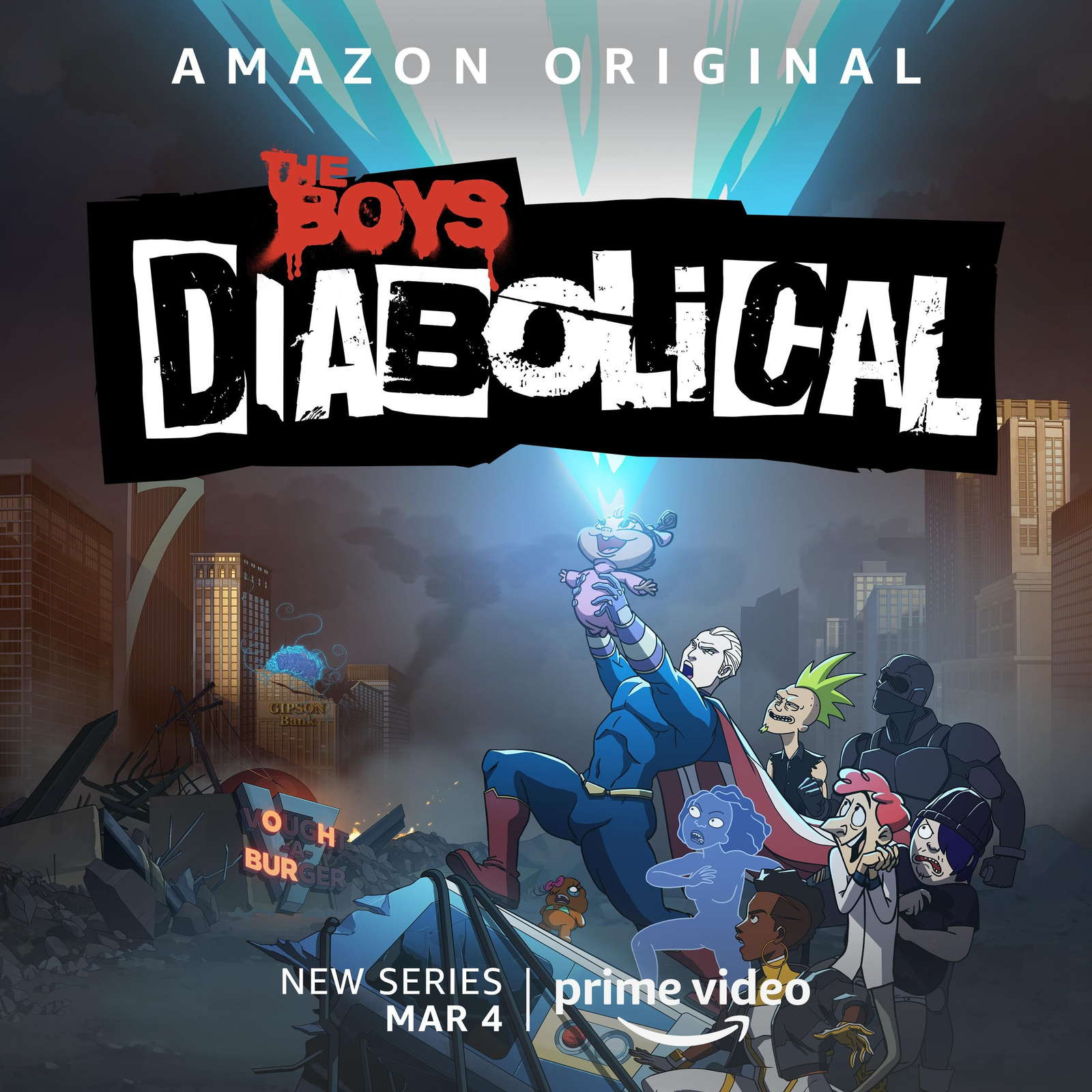 'The Boys Presents: Diabolical': Tráiler de la serie de Amazon Prime Video con los superhéores más gamberros