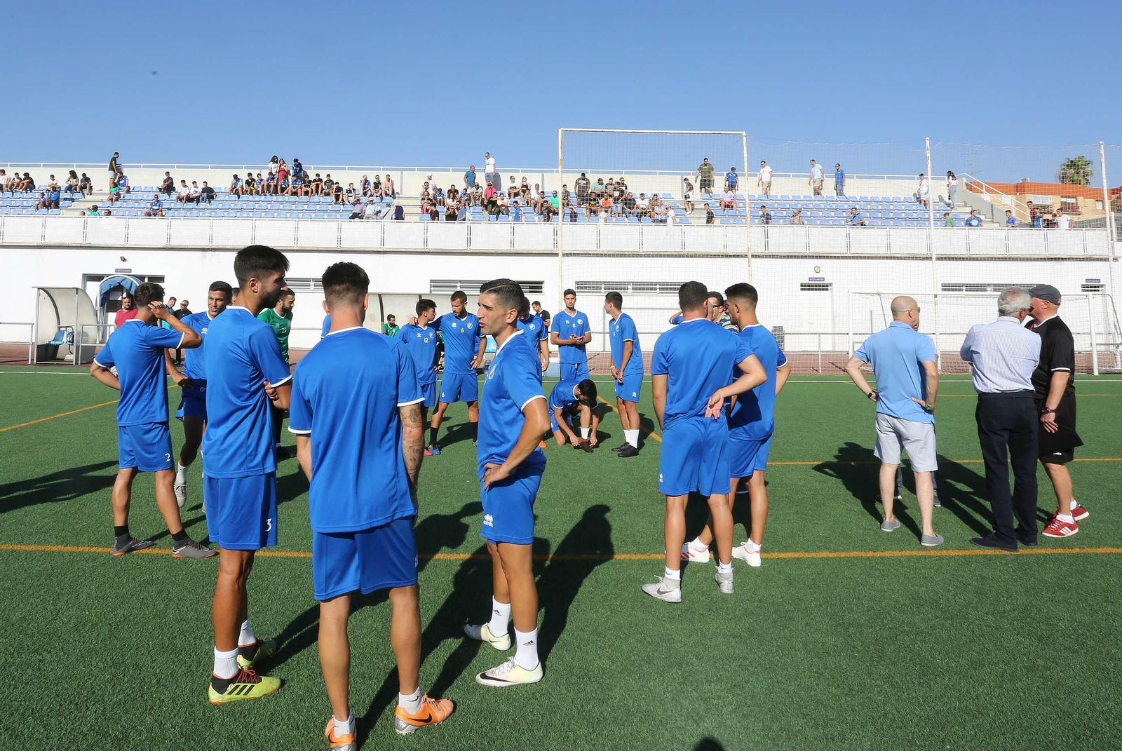Imágenes del primer entrenamiento del  XerezDFC