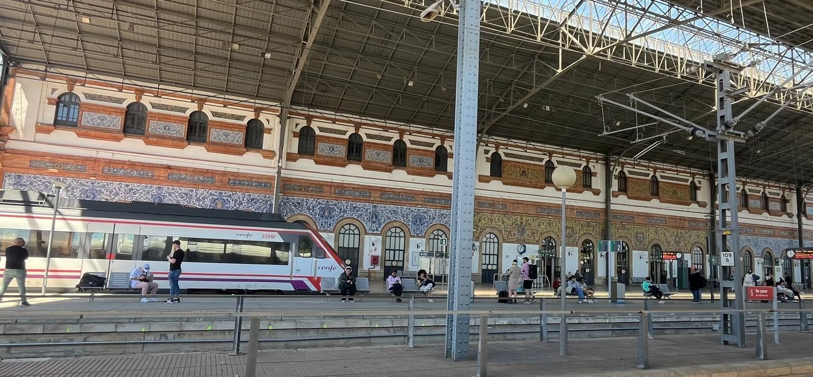 Estación de tren de Jerez. Estación de tren de Jerez.