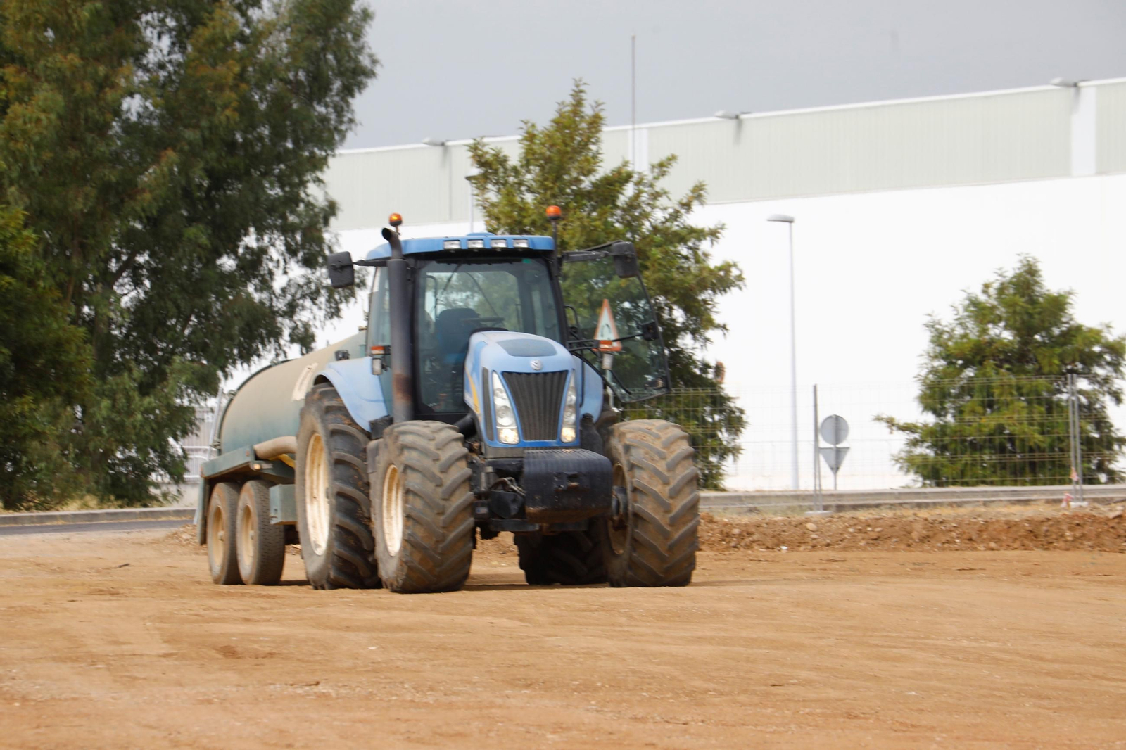 El inicio de las obras de la tercera fase del parque logístico de Córdoba, en imágenes