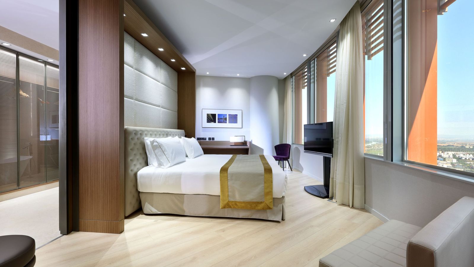 Detalle de las habitaciones.