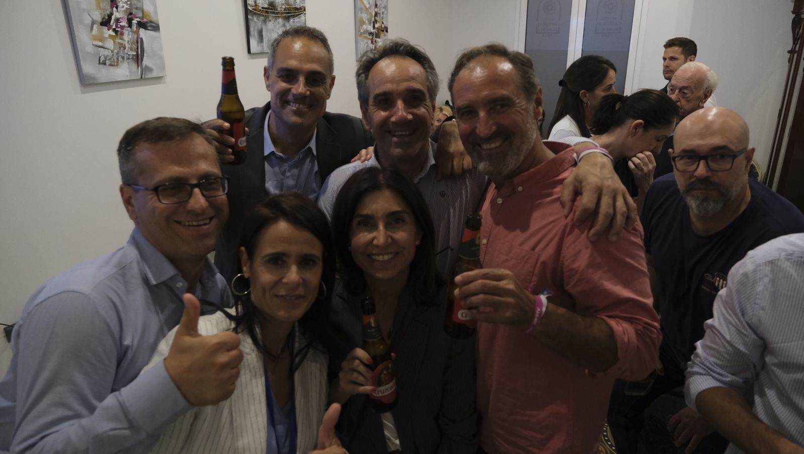 Imágenes de la noche de Elecciones Municipales 2023, en Almería