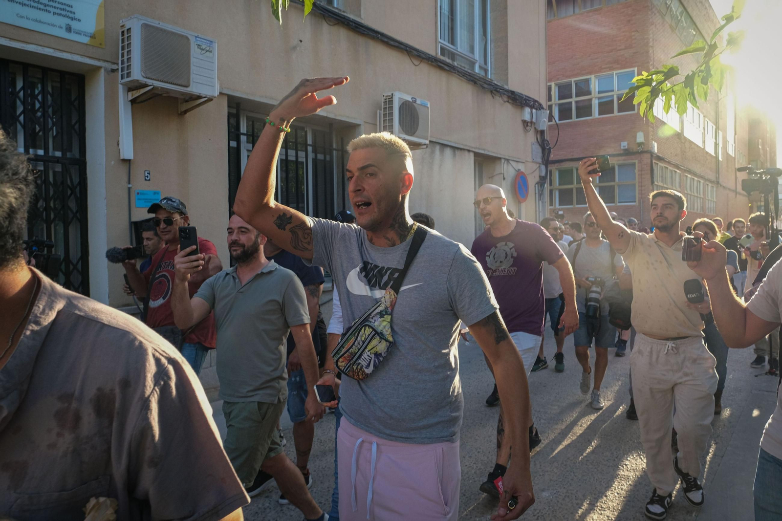 Las fotos de la manifestación frustrada de los ultras en Torre Pacheco