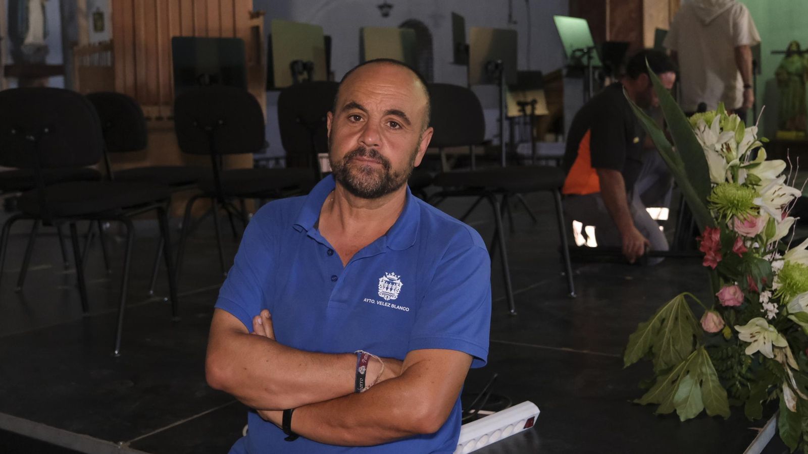 José Luis Navarro coordina al equipo técnico del festival. José Luis Navarro coordina al equipo técnico del festival.