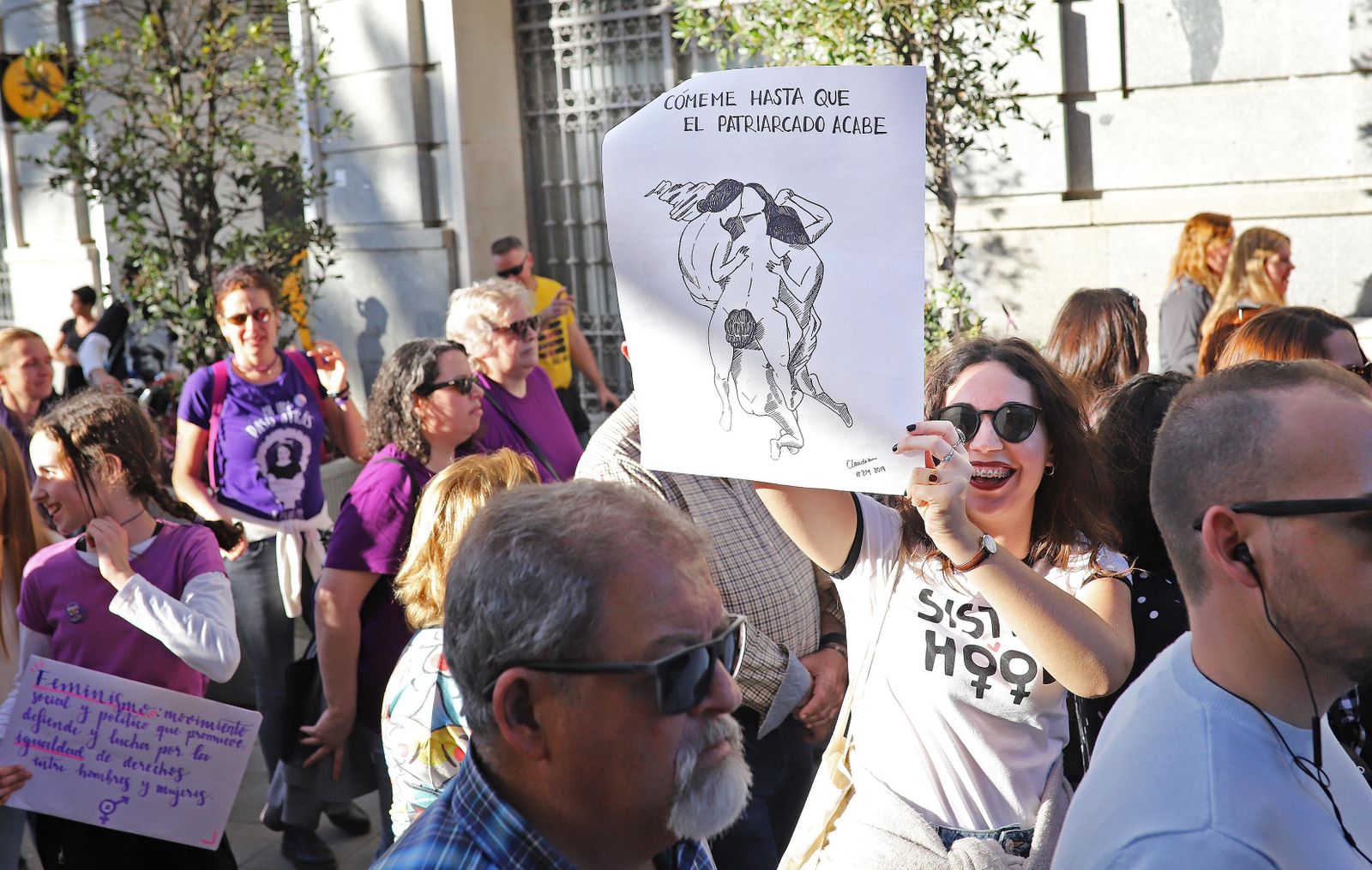 Imágenes de la manifestación 8M en Jerez