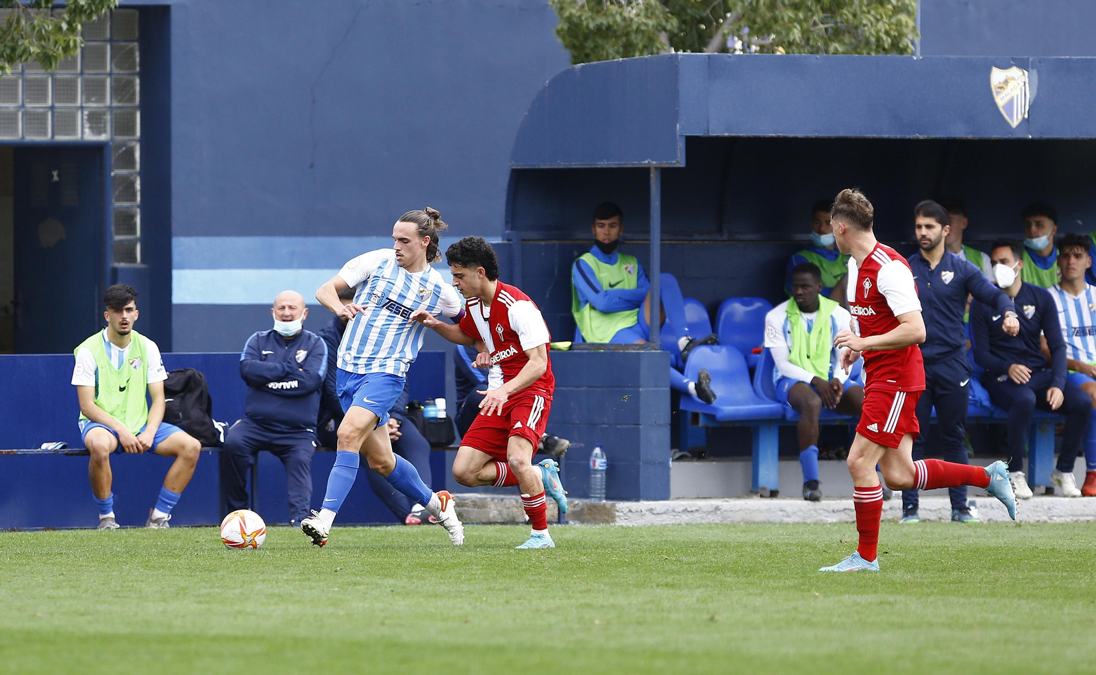 Las fotos del Málaga-Celta de la Copa del Rey de juveniles