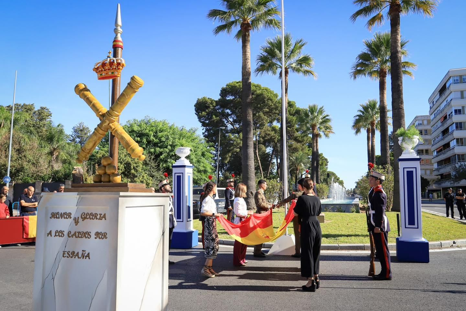 Jura de bandera de 250 personas civiles en Jerez
