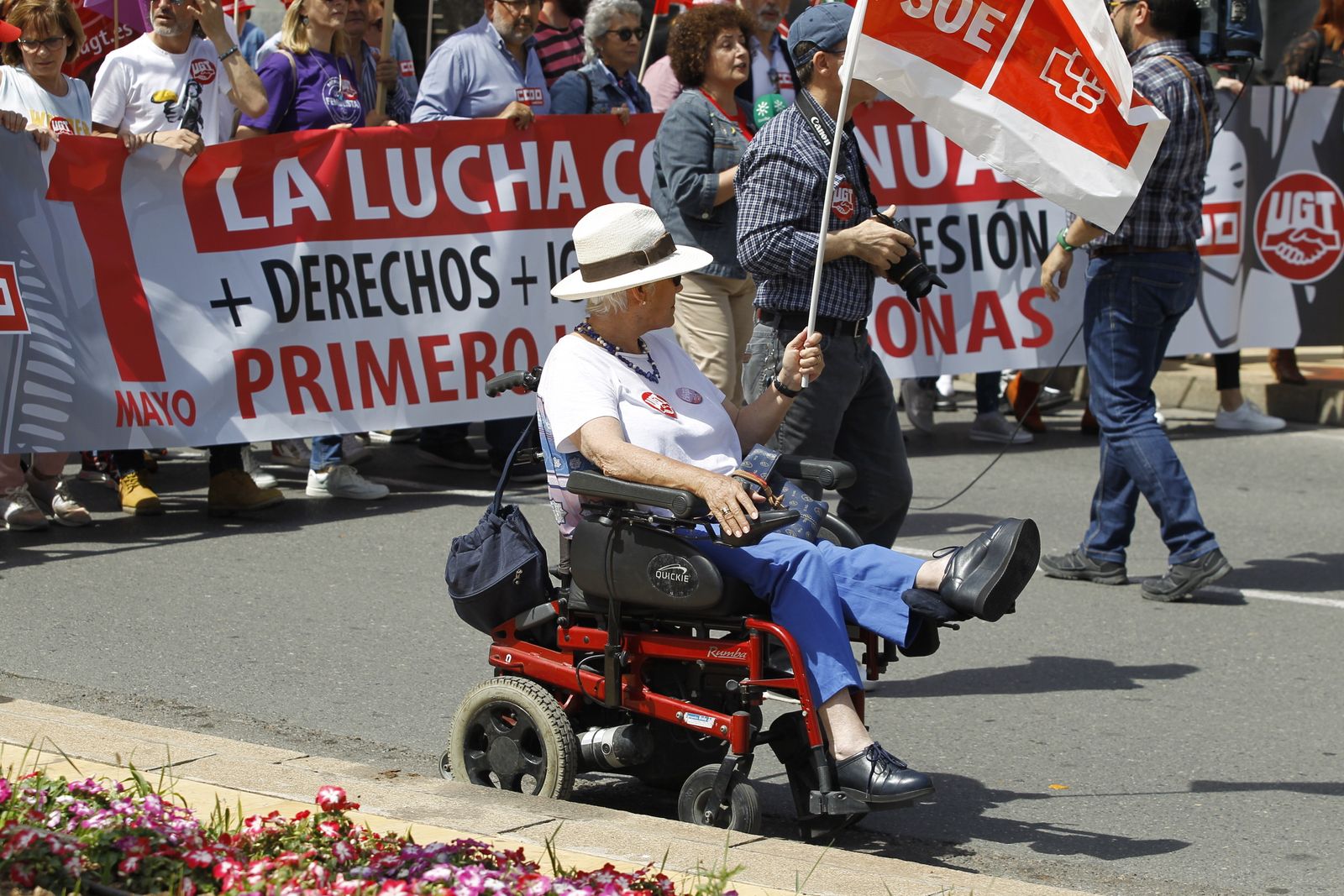 Fotogalería Manifestación del Primero de Mayo. Día Internacional de los Trabajadores. Almería