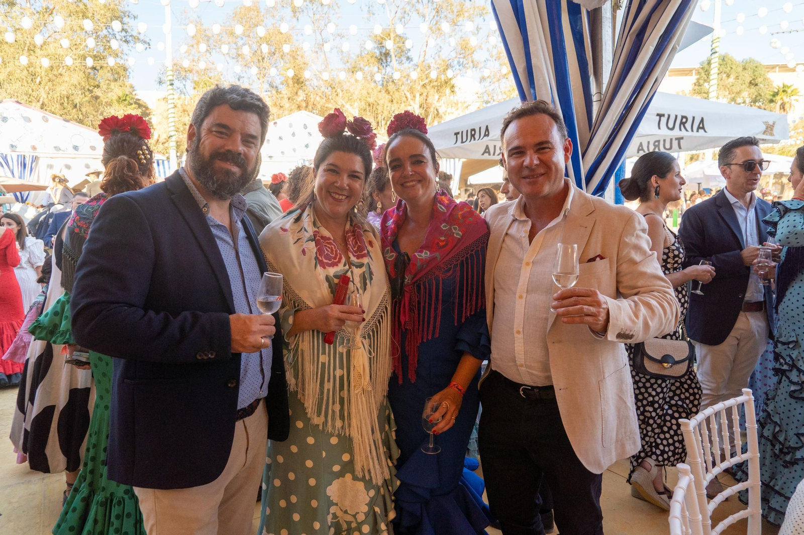 Imágenes del ambiente nocturno del 11 de octubre en la Feria del Caballo 2025