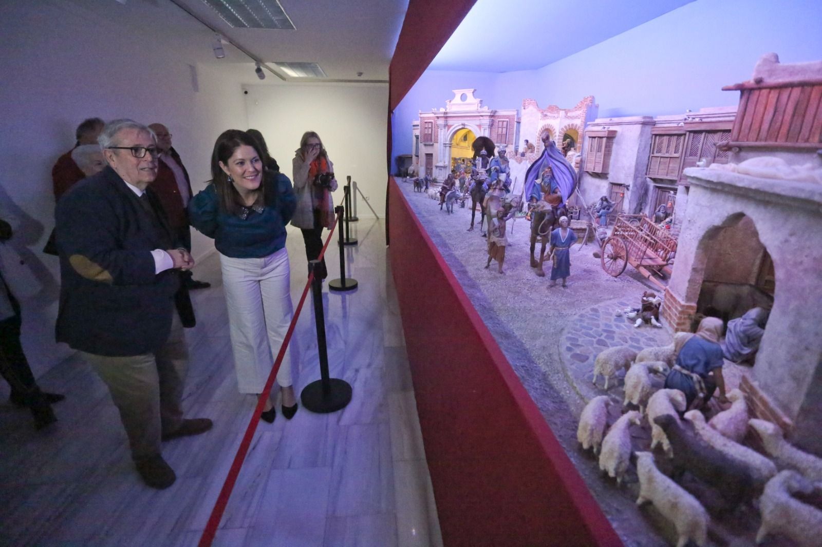 El Belén monumental hebreo que puede verse en el Archivo Municipal de Málaga esta Navidad (fotos)