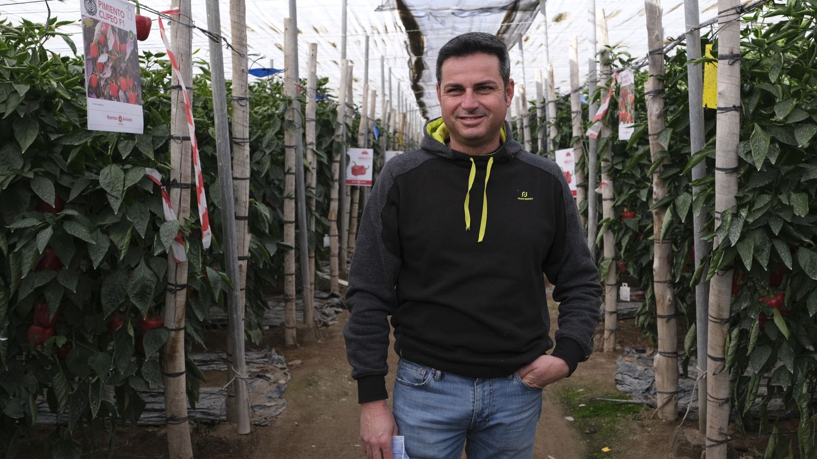 Enrique Fernández, productor de Las Norias, que ya ha probado Clipeo y Broquel y en cuya finca se han celebrado esta semana las jornadas de Ramiro Arnedo