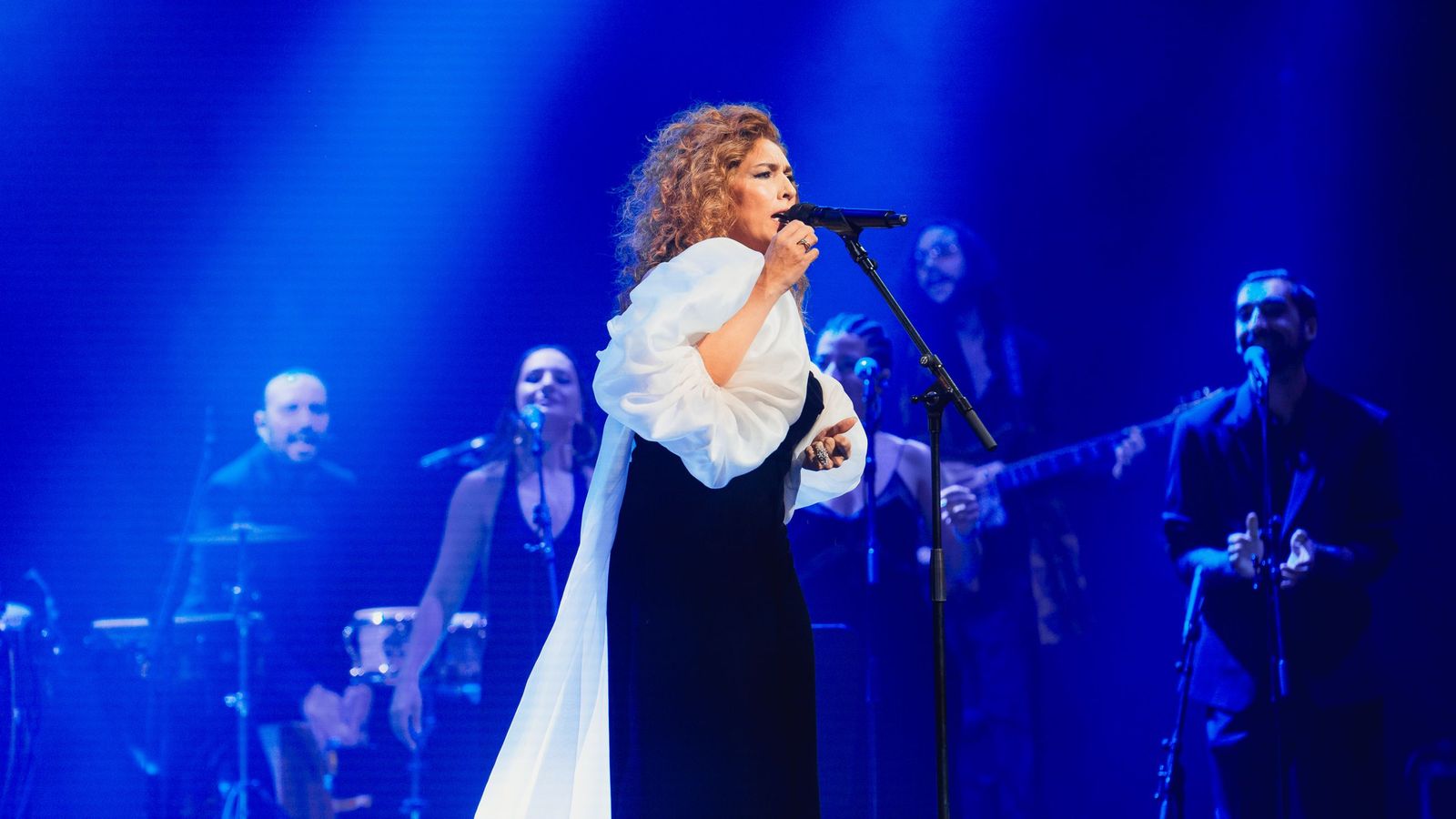 Estrella Morente durante un concierto reciente
