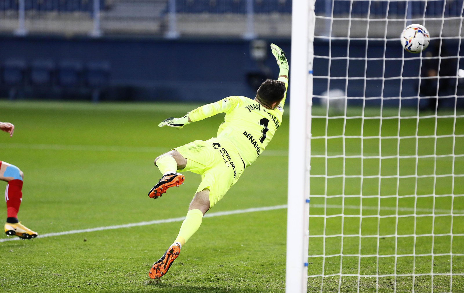 Juan Soriano no logra detener el 1-1 en el Málaga - Cartagena