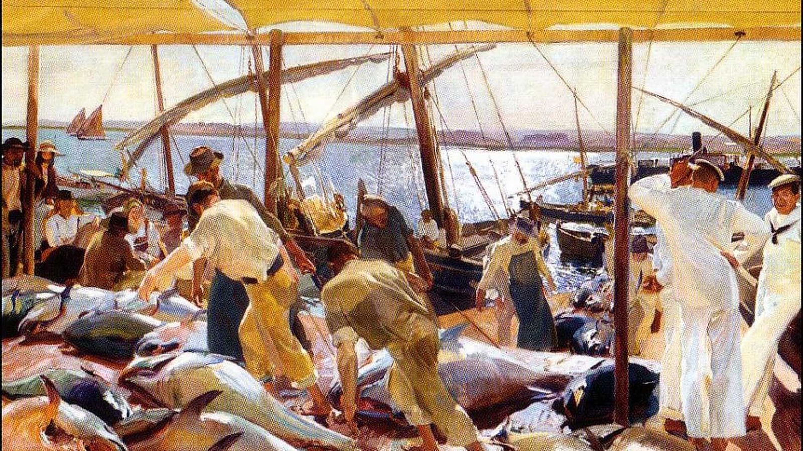 Sorolla contribuyó a dar a conocer la actividad atunera en Ayamonte con su cuadro 'La pesca de los atunes'