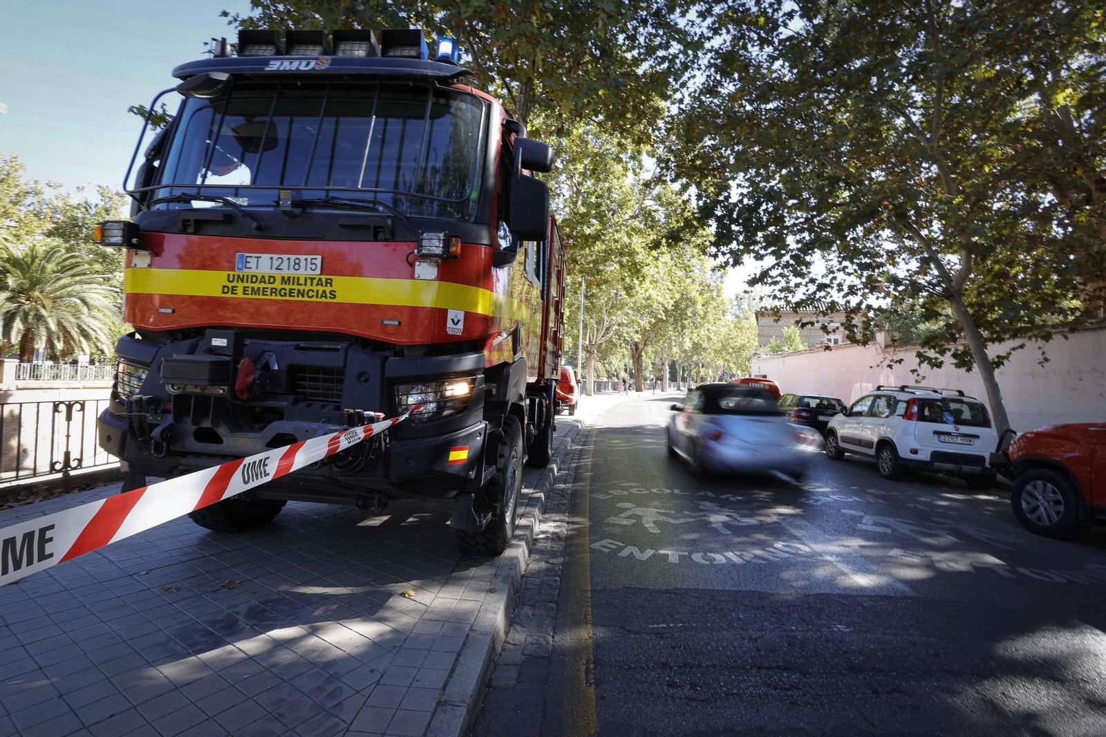 El simulacro ante una inundación en Granada, en imágenes