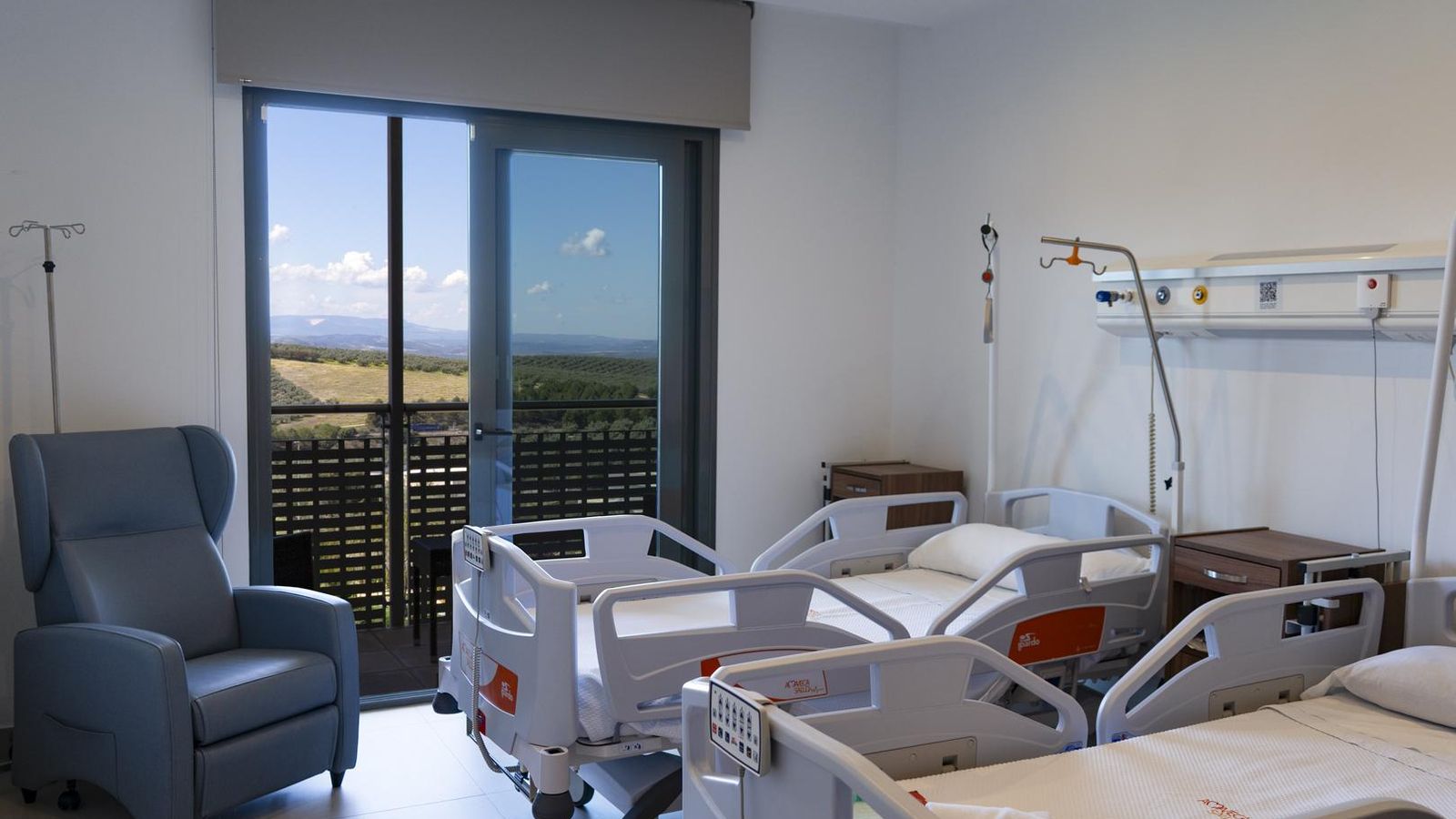 Una habitación del Hospital Centro de Andalucía, en Lucena.