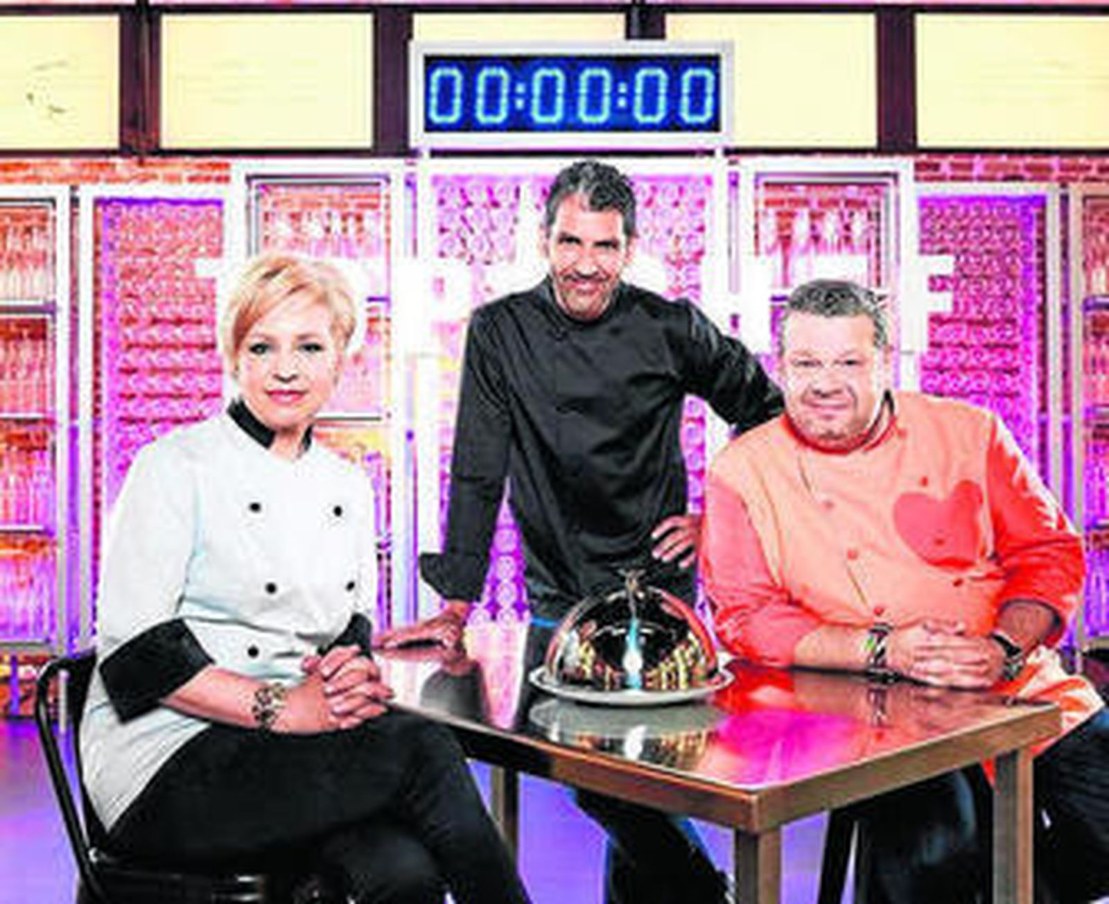 Los tres miembros del jurado: Susi Díaz, Paco Roncero y Chicote.