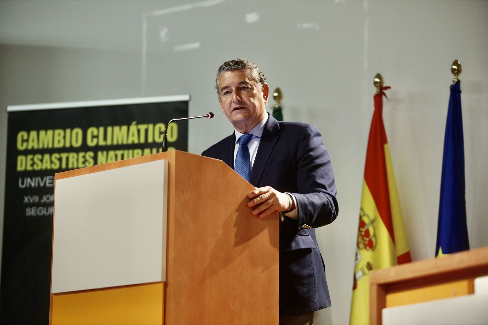 El consejero de la Presidencia de la Junta, Antonio Sanz, en un acto reciente.