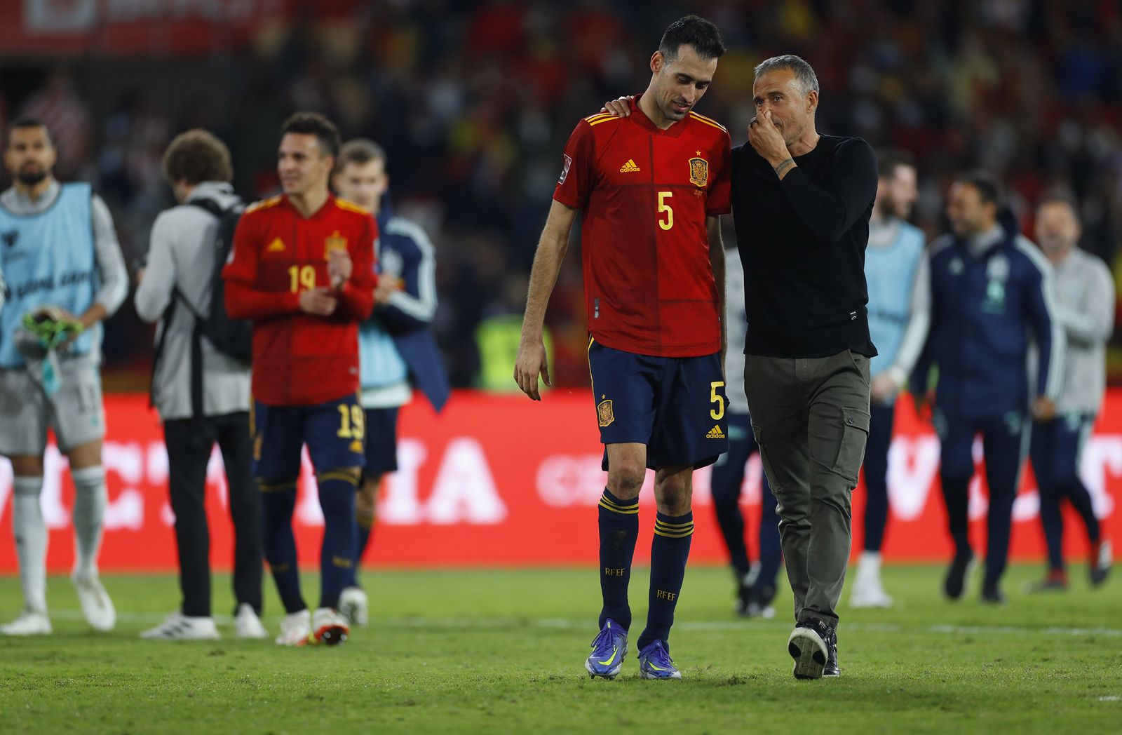 Las imágenes del España-Suecia