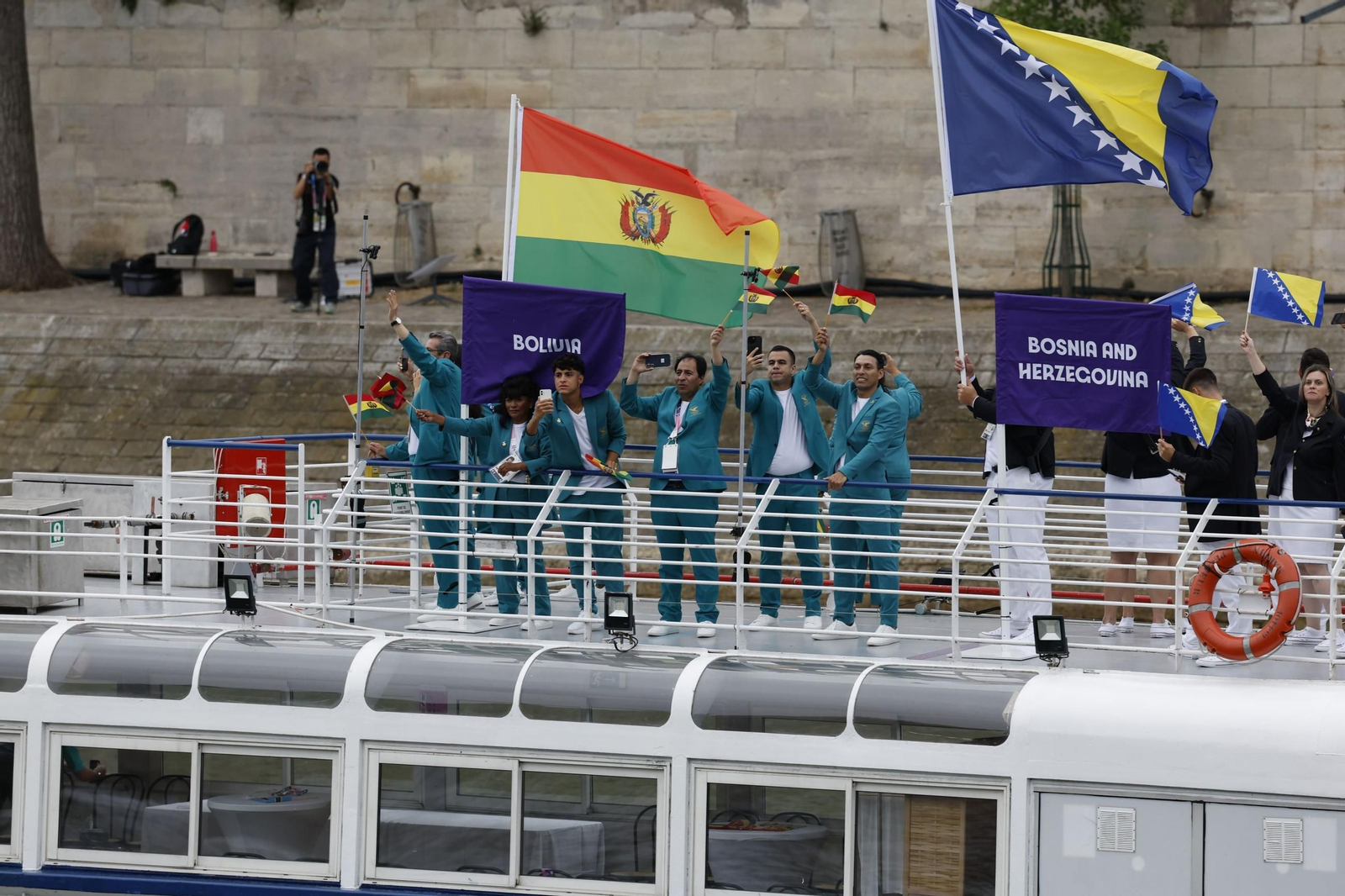 Las fotos de la ceremonia de inauguración de los Juegos Olímpicos de París 2024