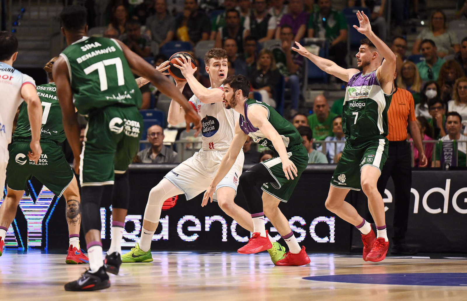 El Unicaja-Obradoiro, en fotos