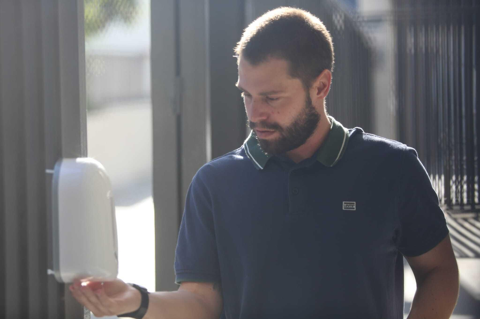Las fotos de los jugadores del Málaga CF en La Rosaleda para los test