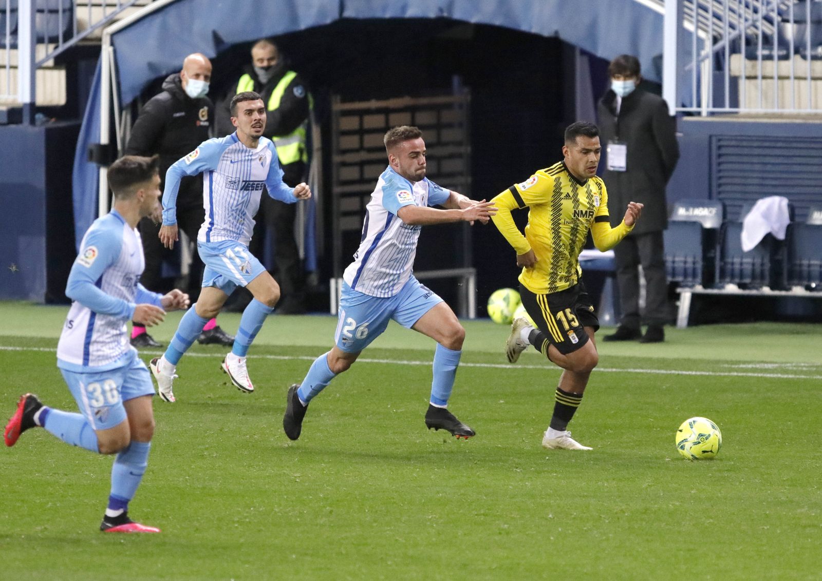 El Málaga CF-Real Oviedo, en fotos