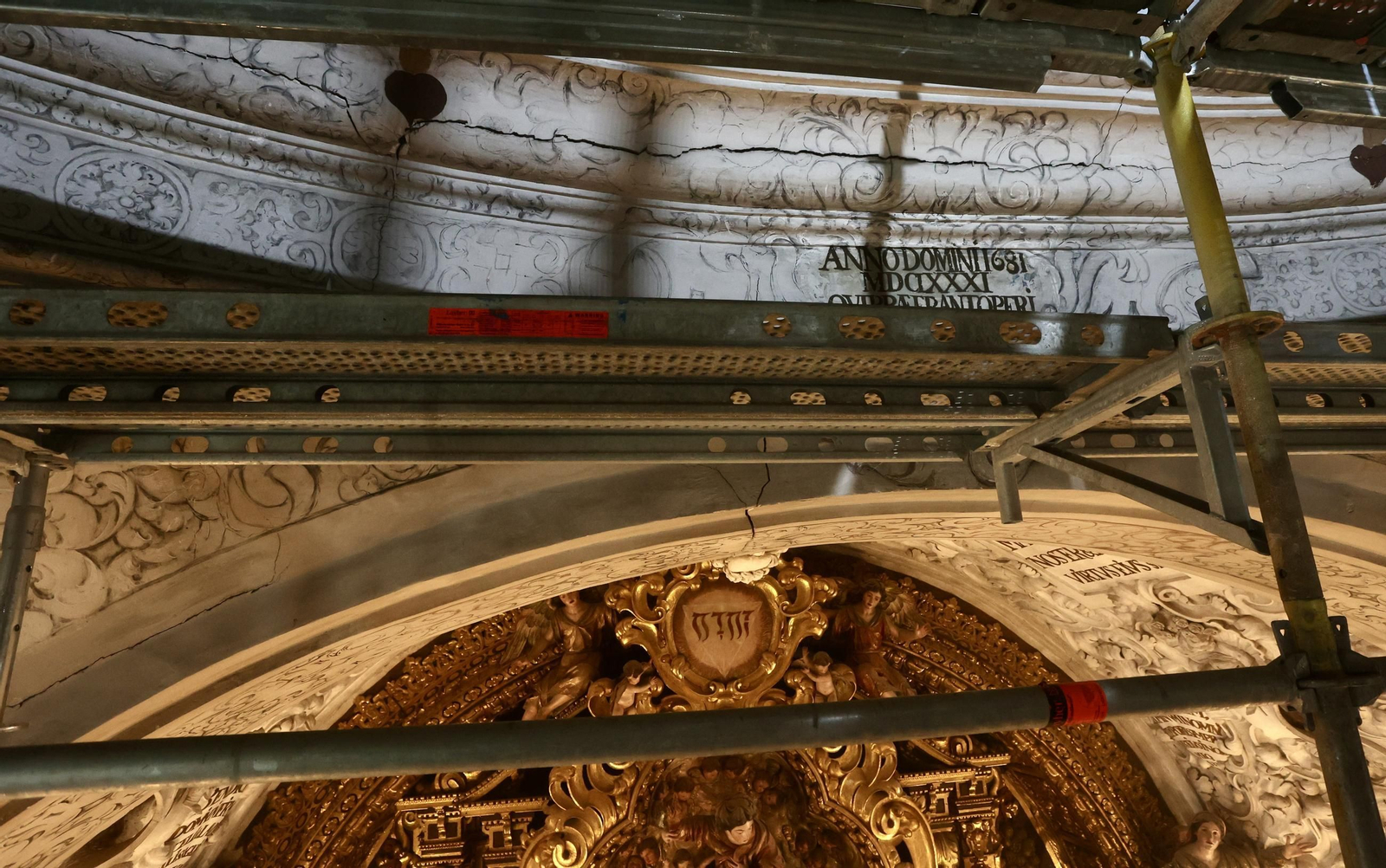 Obras en la Iglesia de La Caridad