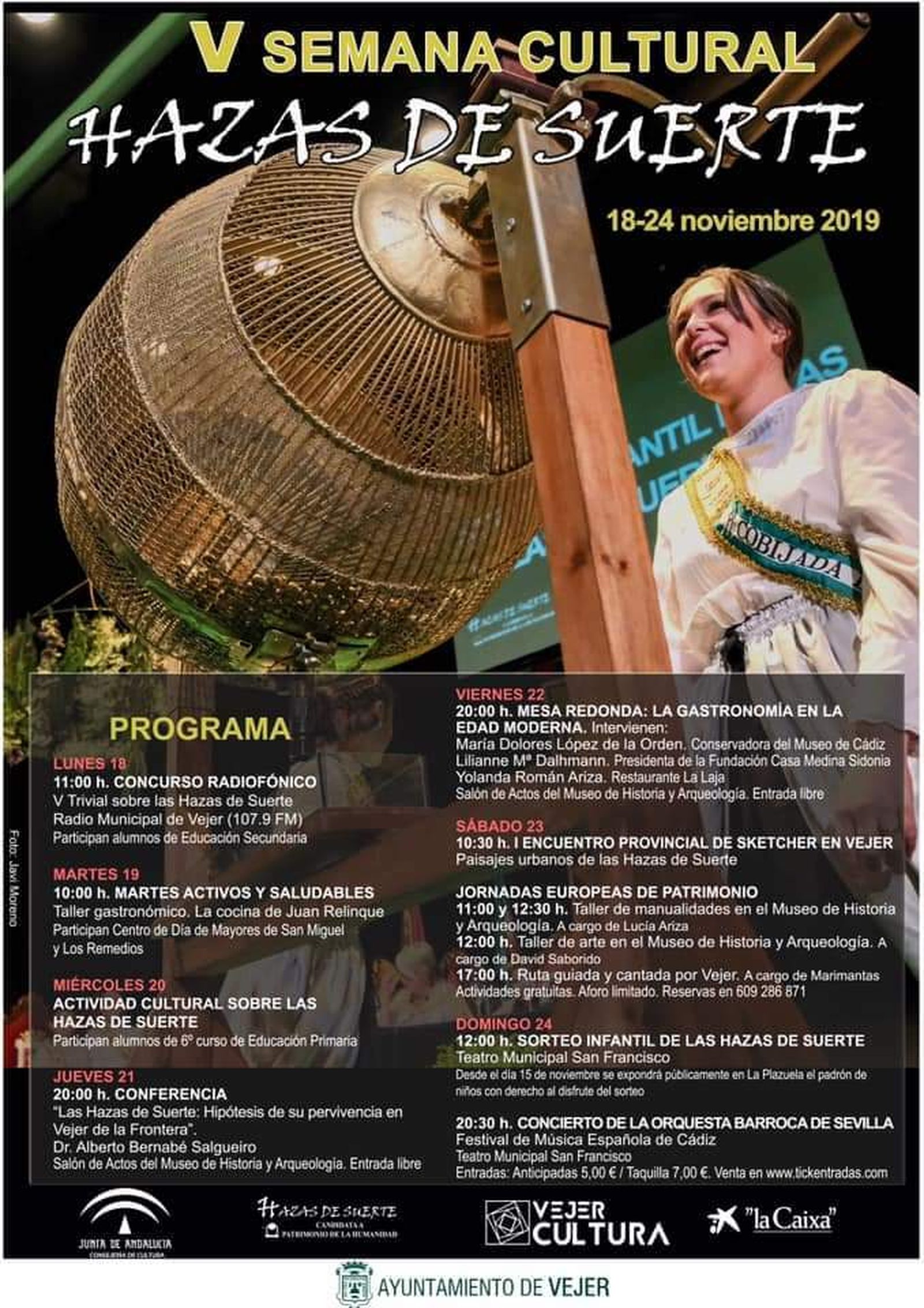 Cartel de la semana cultural.