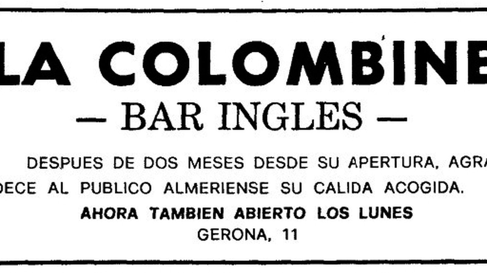 Colombine anuncio