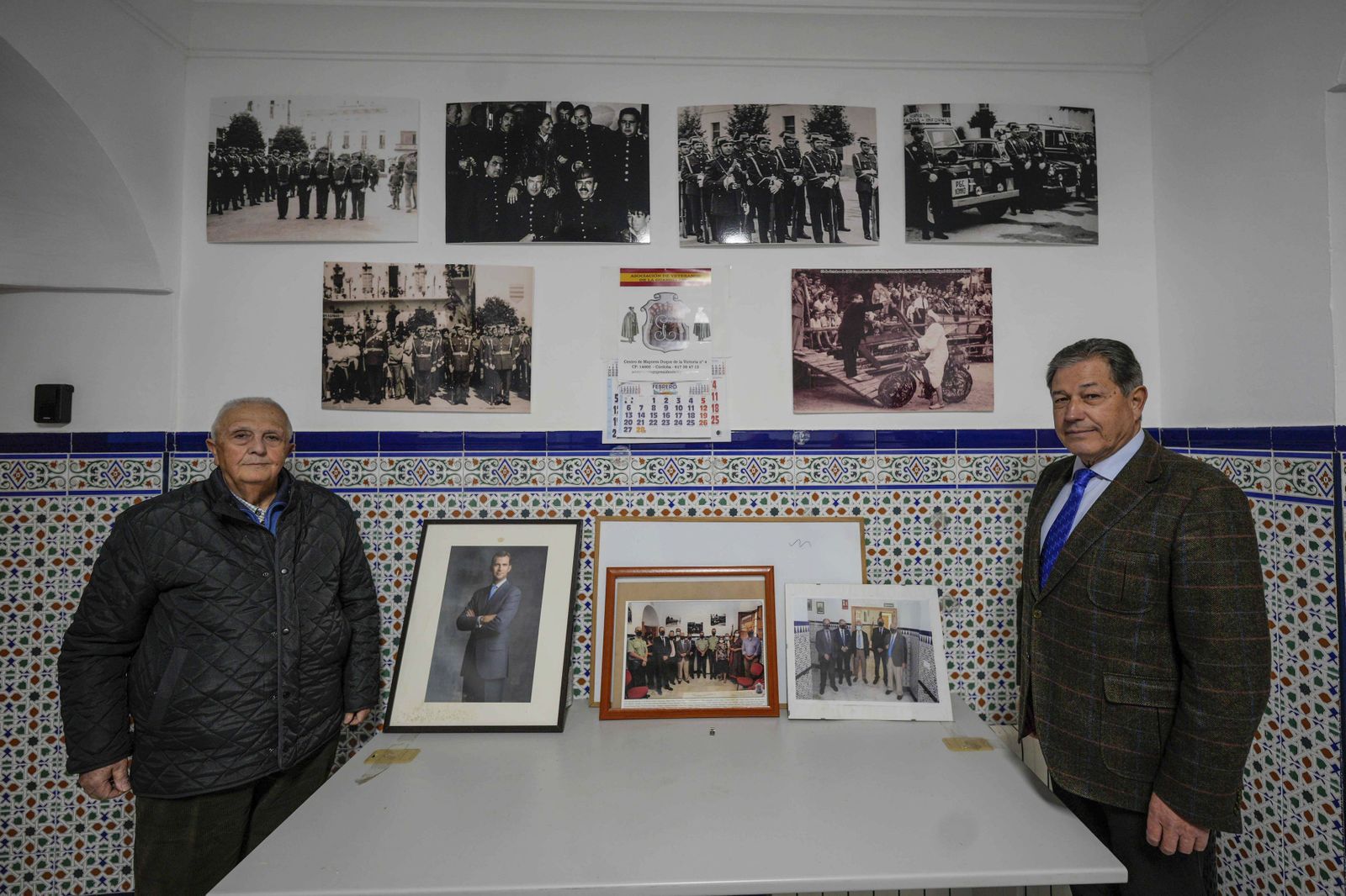 Carlos Camacho y José Caballero, veteranos de la Guardia Civil.