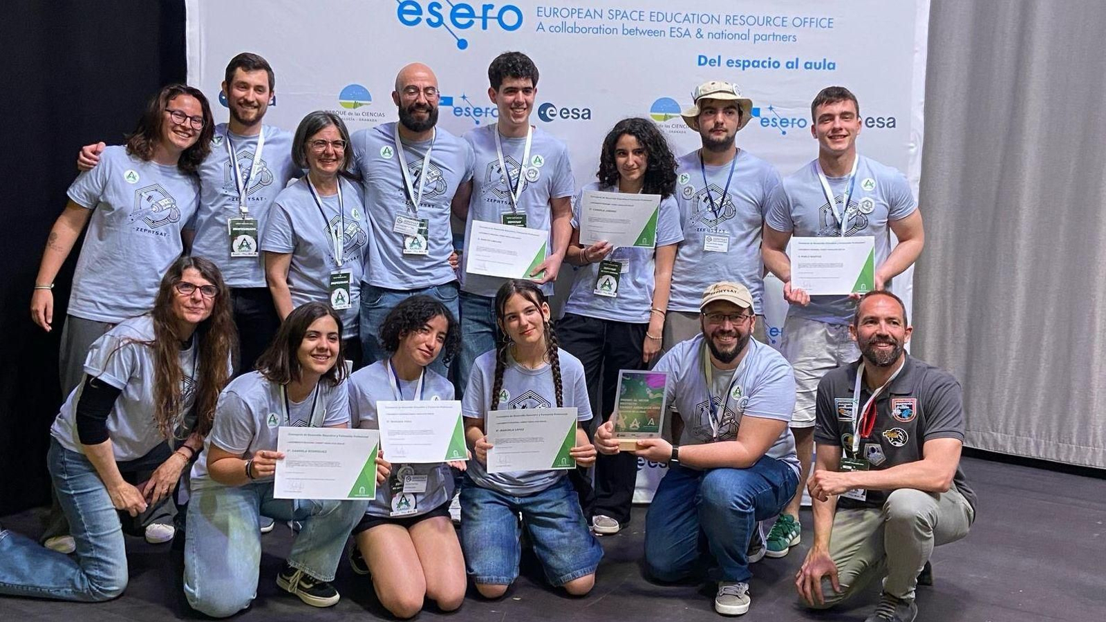 Una imagen del equipo del IES Santo Domingo.