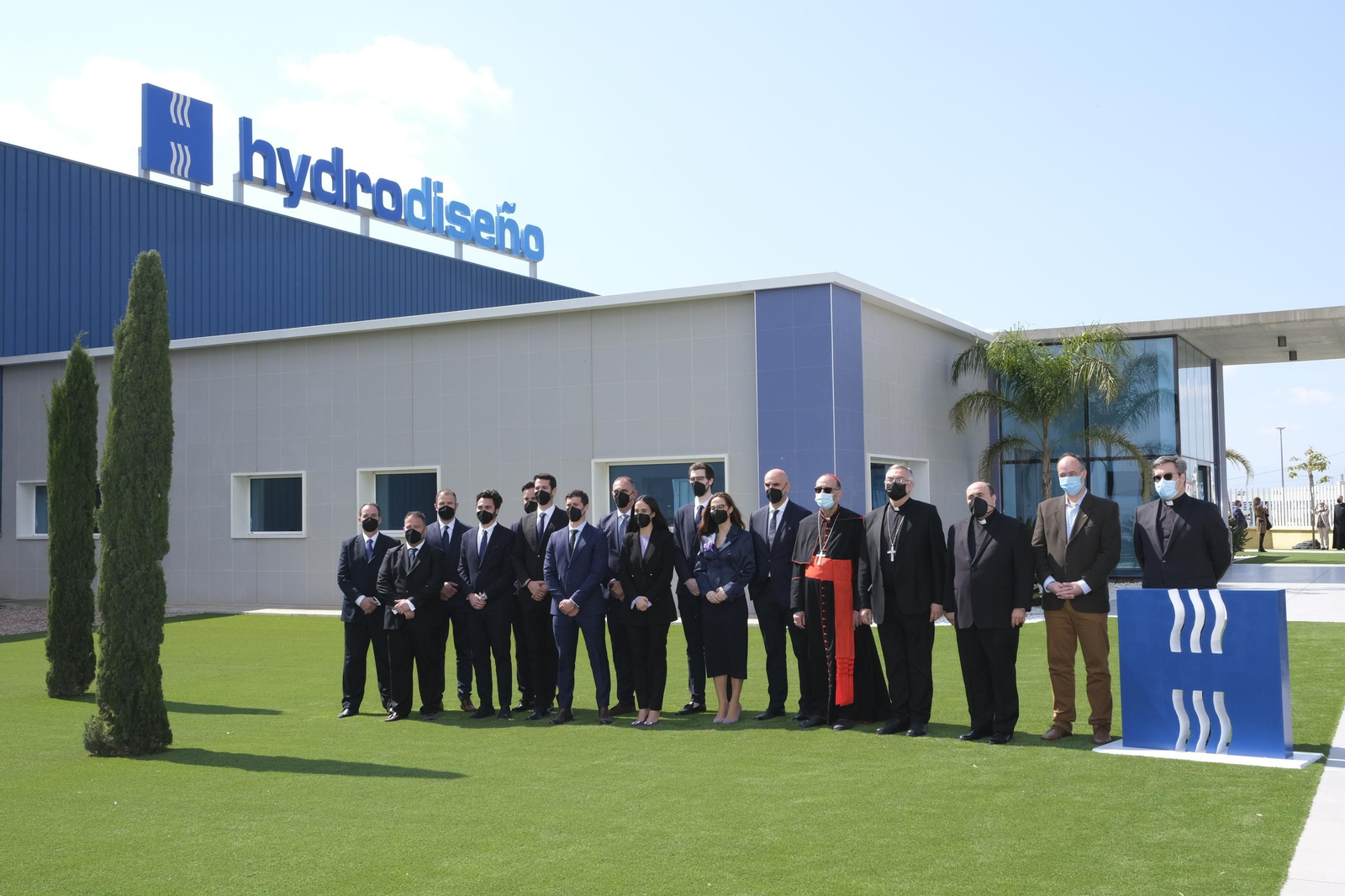 Bendición de las instalaciones de Hydrodiseño, en Huércal Overa (Almería)