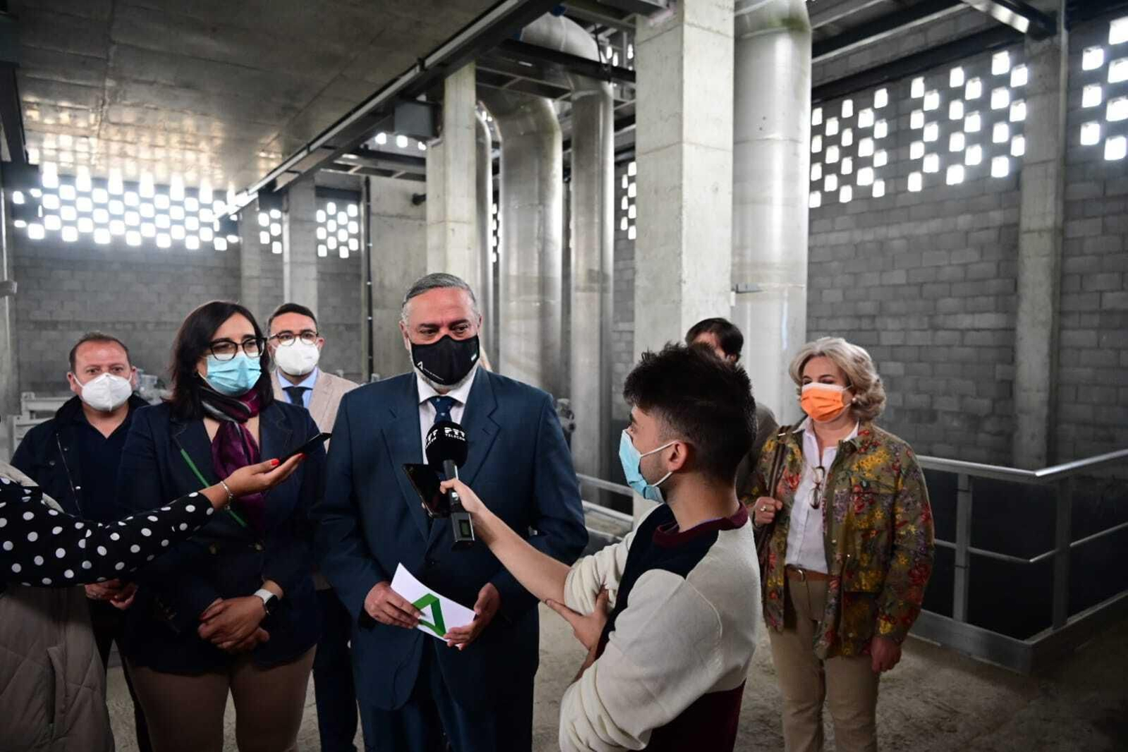 El delegado Pablo García, al realizar las declaraciones