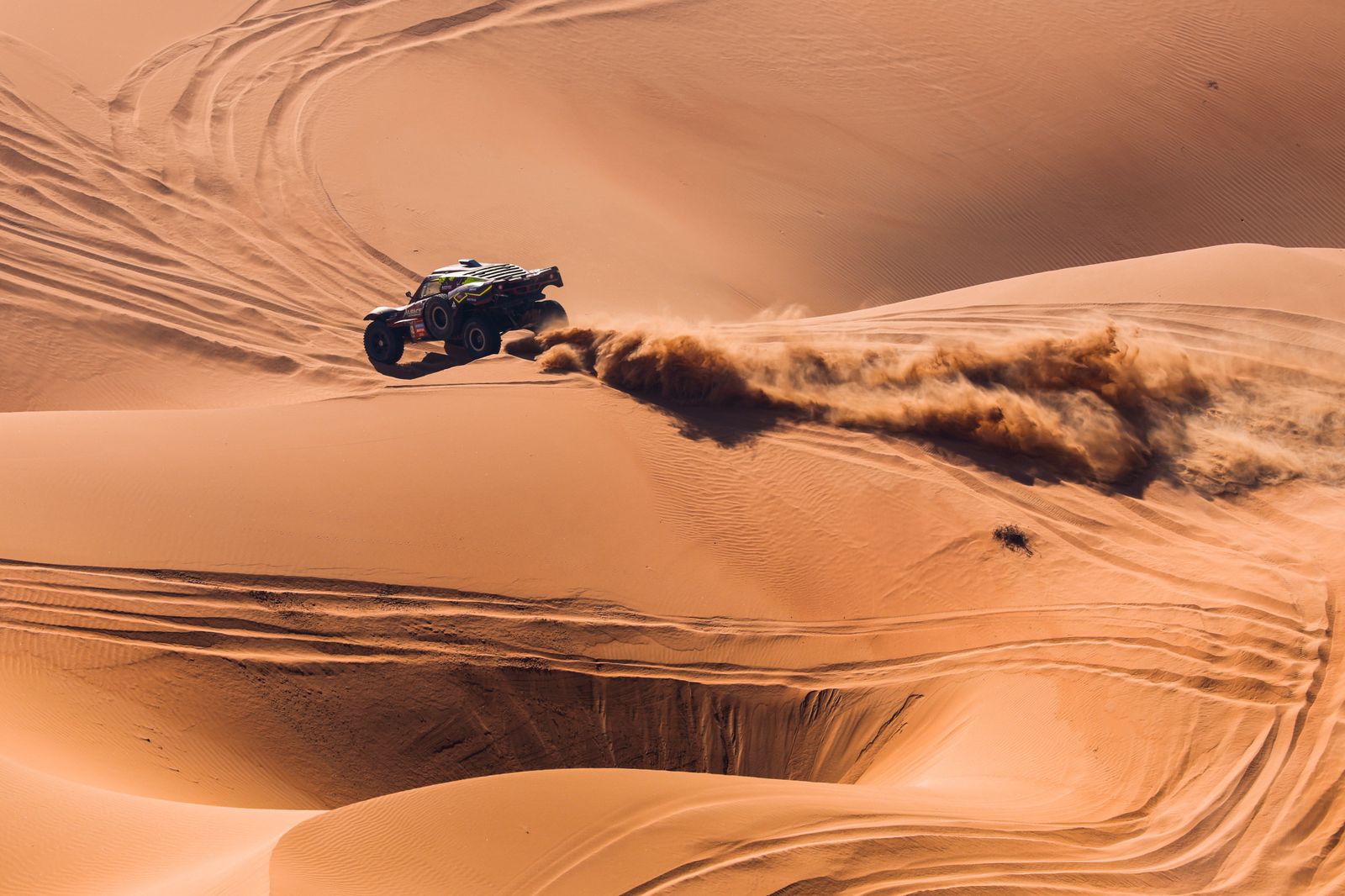 Las mejores fotos del Dakar por las dunas