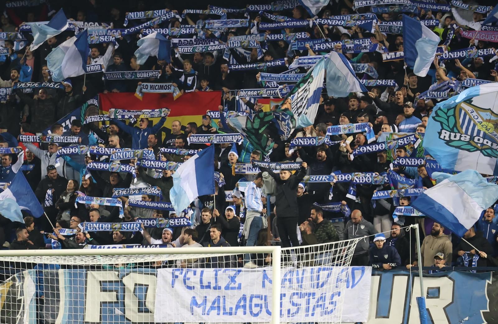 El Málaga CF-Eldense, en fotos