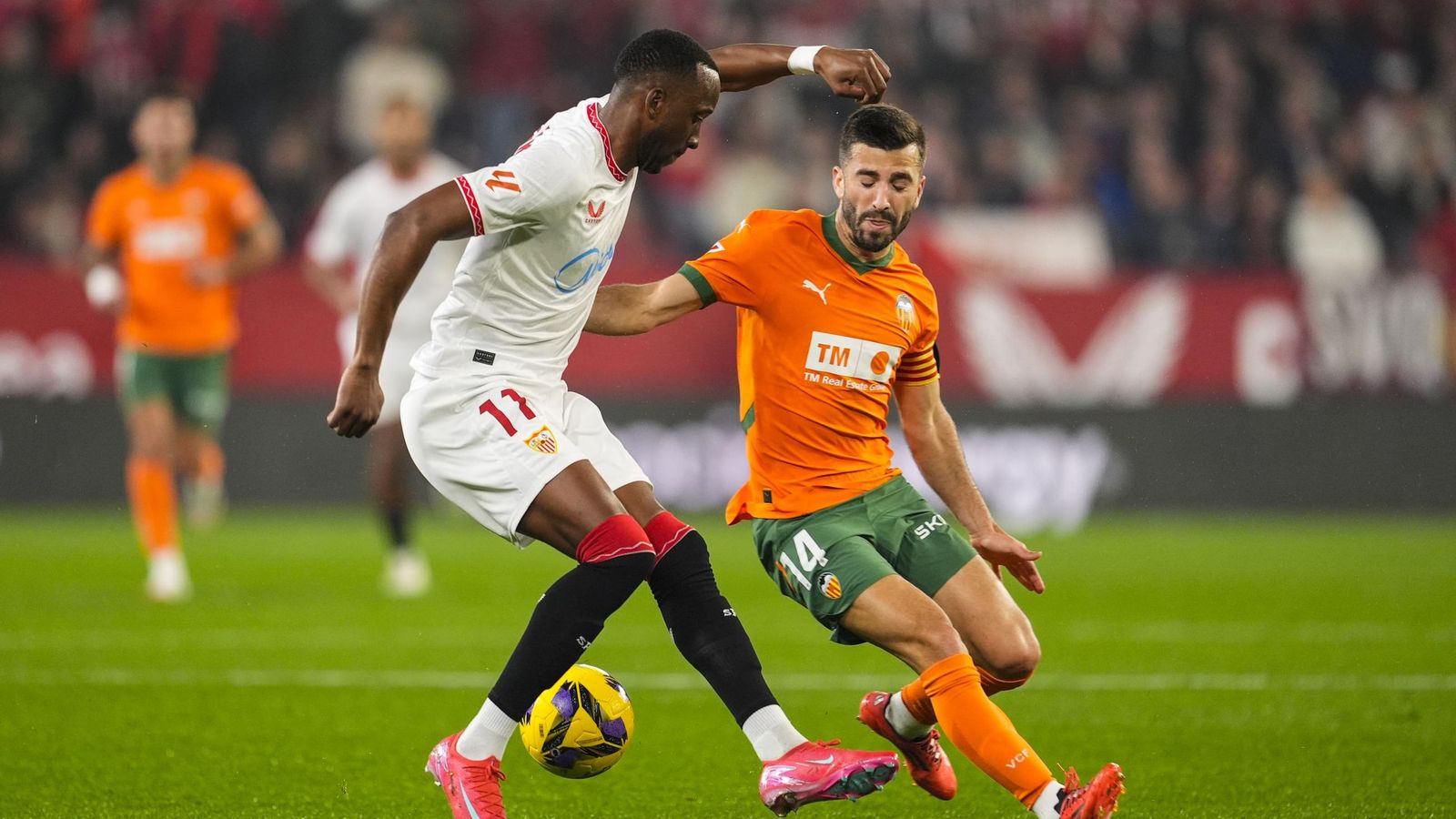 Las mejores imágenes del partido Sevilla - Valencia