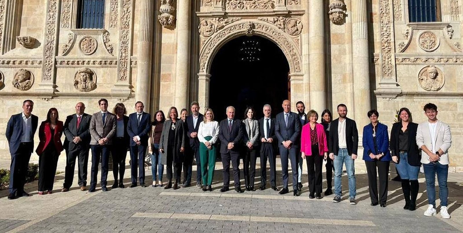 Participantes en el encuentro celebrado en el Parador Nacional San Marcos de León.