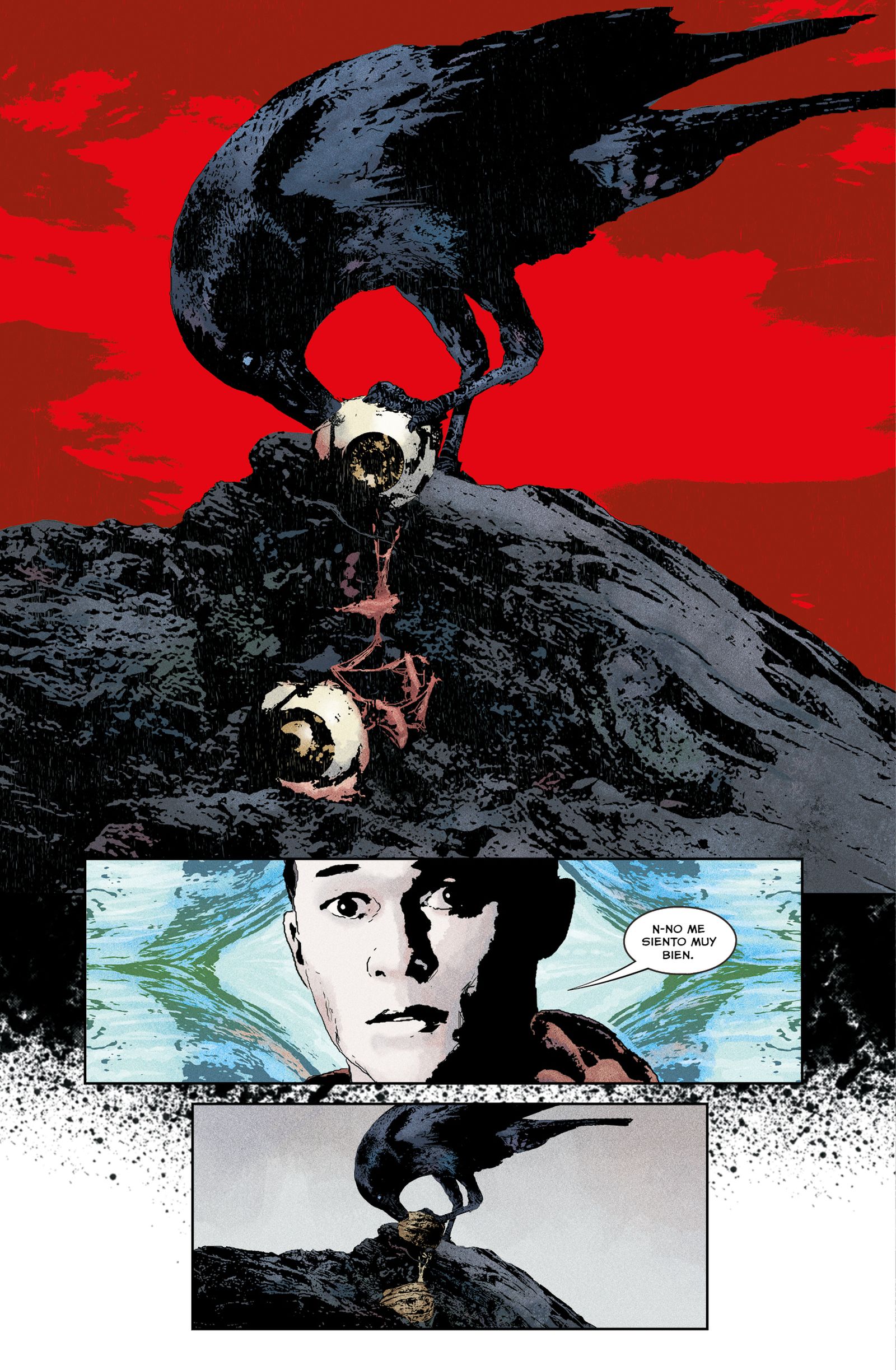 Detalle de una de las páginas del cómic.