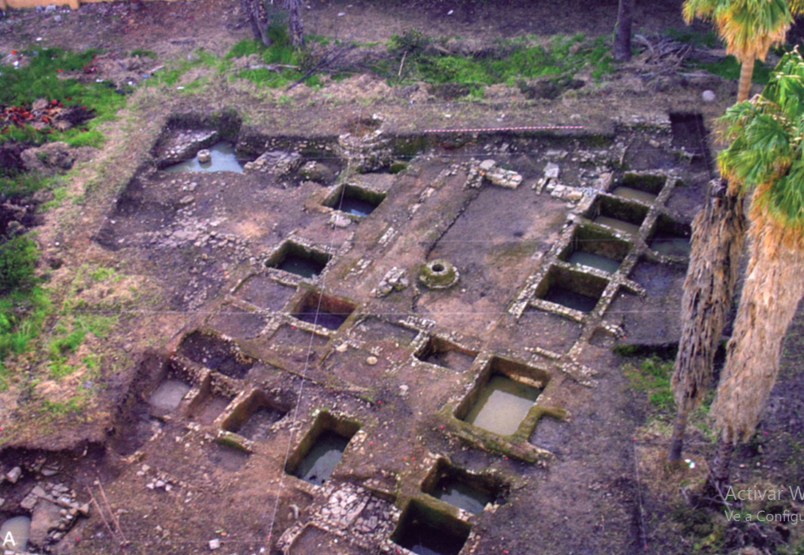 Planta de la factoría romana de salazón de pescado (siglos I al VI d. C.) hallada en el solar nº 3-5 de la calle San Nicolás de Algeciras.