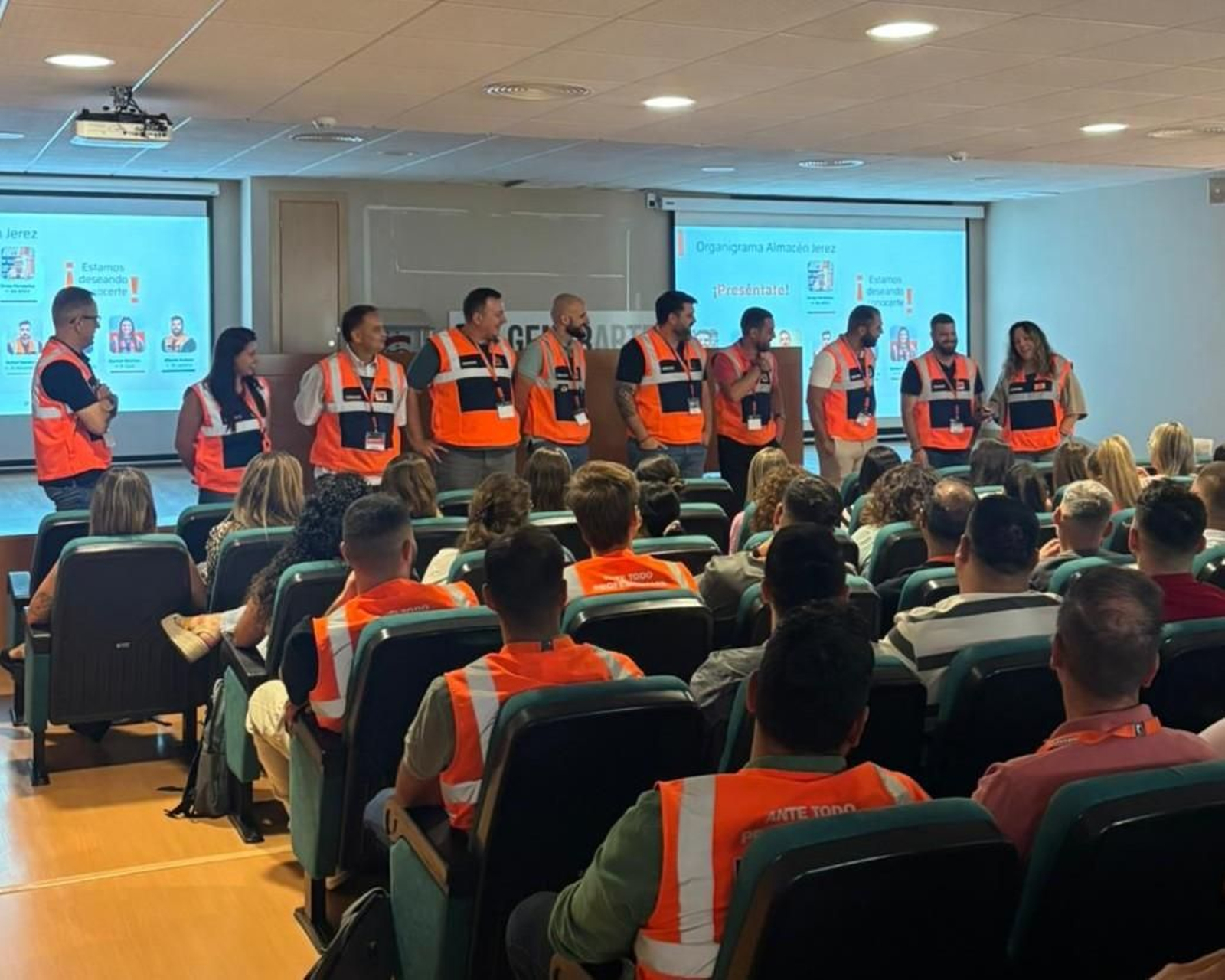 Una imagen de la primera jornada de acogida.