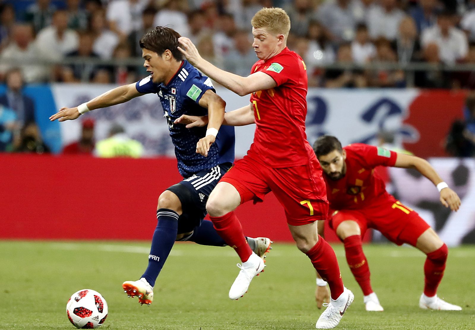 Las imágenes del Bélgica-Japón