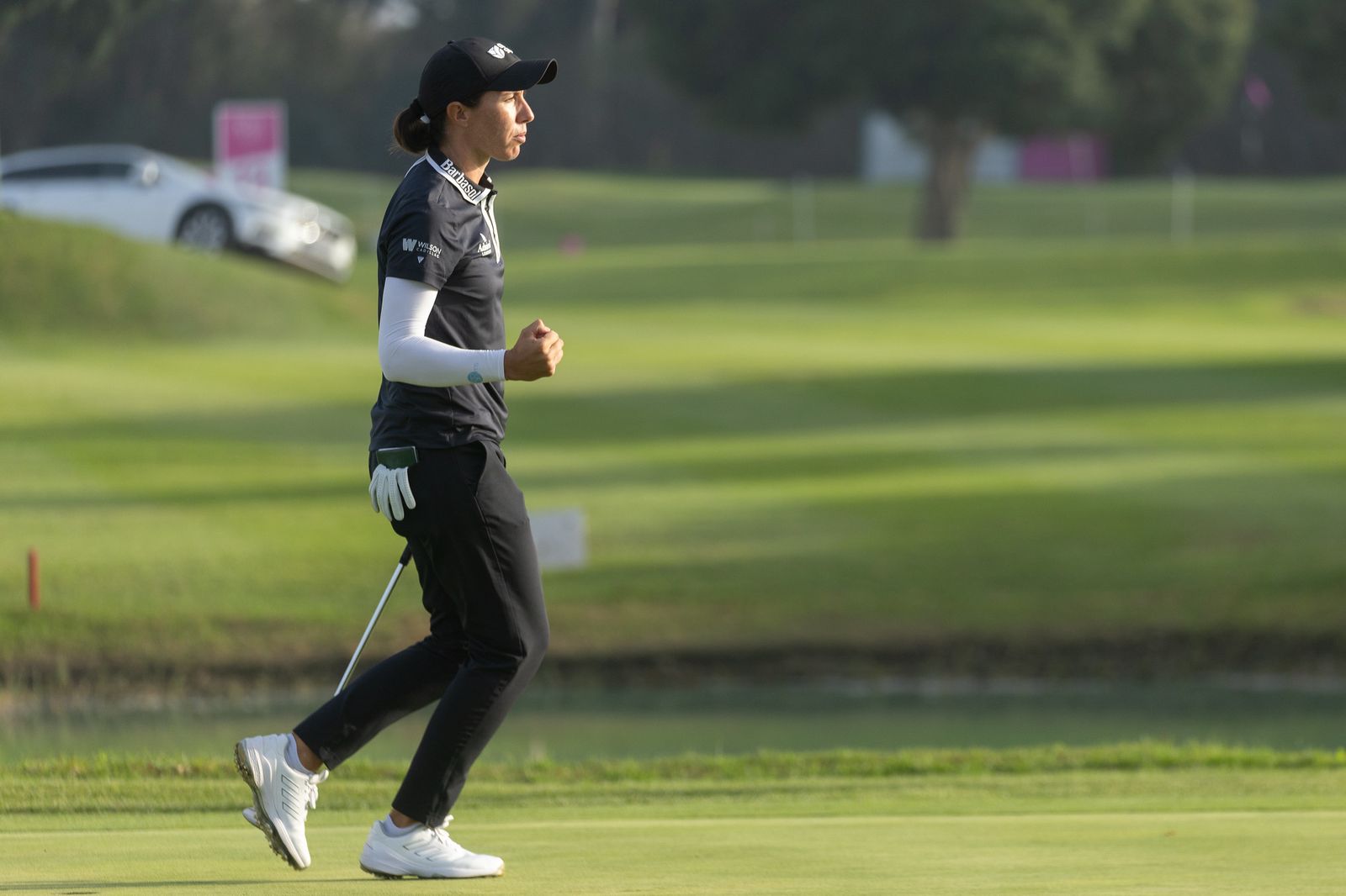 Carlota Ciganda, en acción.