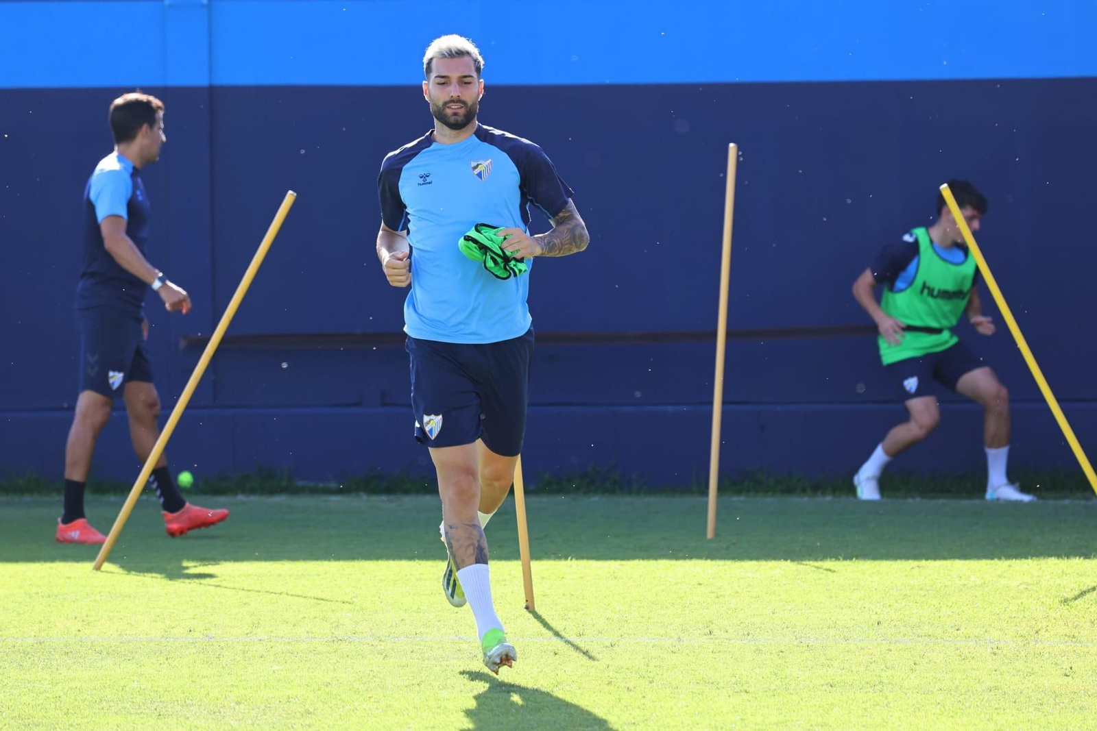 El primer entrenamiento de Roko Baturina y Luismi Sánchez, en fotos