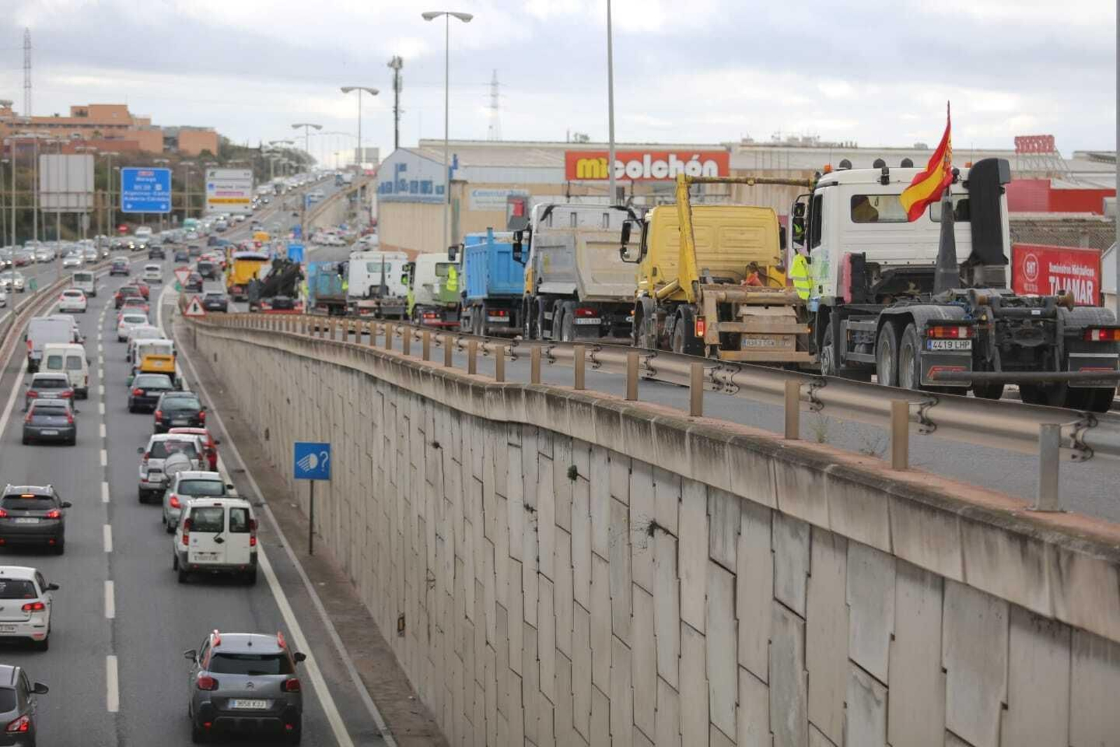 Paro de transportistas en Málaga: Una semana de protestas